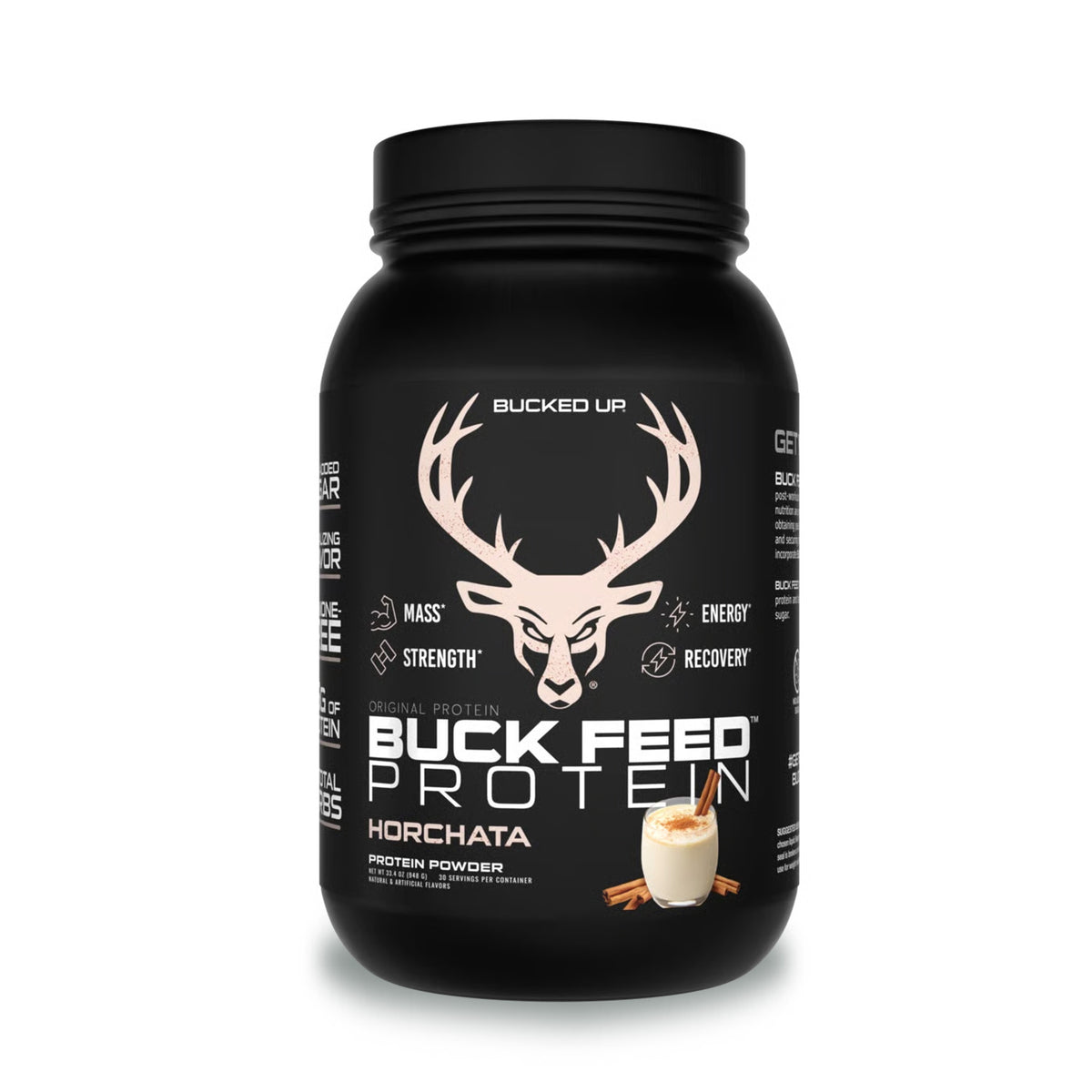 Buck Feed Original Protein Horchata 32.8 oz